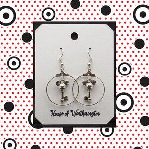 Handcrafted Mickey Mouse Earrings